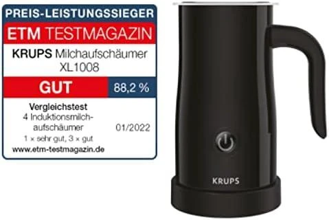 Krups XL1008 Automatinis pieno plakiklis/šildytuvas Juodas