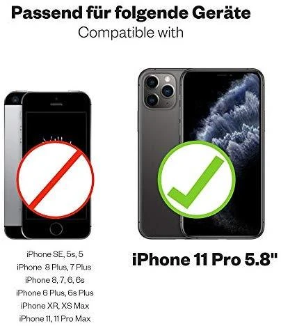 Krusell Birka dėklas Apple Apple iPhone 11 Pro juodos spalvos