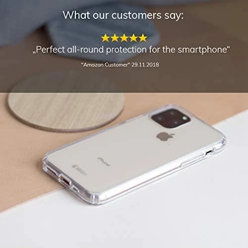 Krusell Kivik dėklas Apple Apple iPhone 11 Pro skaidrus