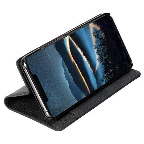 Dėklas Krusell Sunne 2 Card Foliowallet Huawei Mate 20 vintage juodas