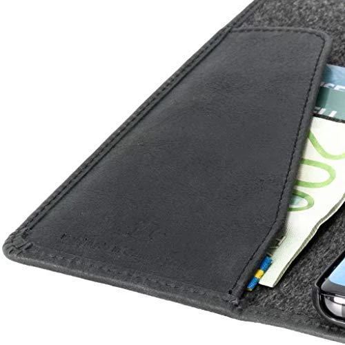 Dėklas Krusell Sunne 2 Card Foliowallet Huawei Mate 20 vintage juodas
