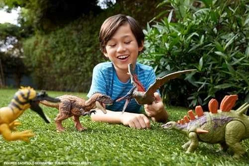 Mattel Kryptops Juros periodo pasaulio dinozauro figūrėlė su laukiniu riaumojimu ir judančiomis dalimis ZA6057