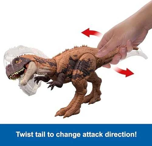 Mattel Kryptops Juros periodo pasaulio dinozauro figūrėlė su laukiniu riaumojimu ir judančiomis dalimis ZA6057