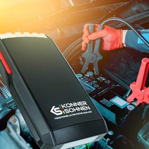 KÖNNER & SÖHNEN Paleidėjas starteris power bank 1000A, 12Ah, KS JS-1000
