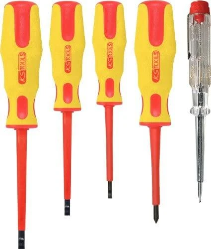 5-ių atsuktuvų rinkinys elektrikui KS TOOLS