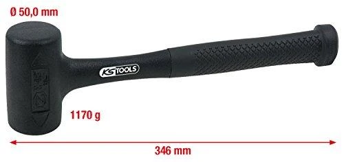 Plaktukas švelnus beatotrankis 860g, KS Tools