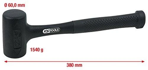 Plaktukas švelnus beatotrankis 1540g, KS Tools