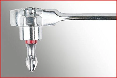 Kombinuotų terkšlinių raktų komplektas su adapteriais 16vnt, KS Tools
