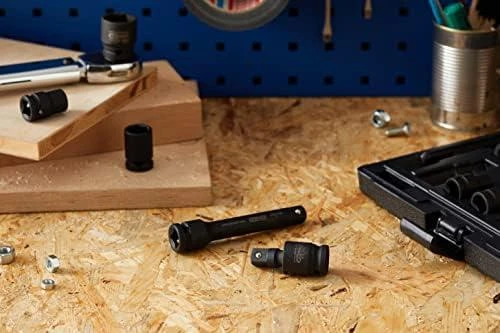 1/2" šešiakampė smūginė galvutė, trumpa, KS Tools