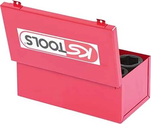 KS Tools 8 dalių šešiakampių smūginių galvučių rinkinys KS TOLLS 24-38mm 1"