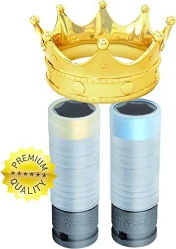 3 dalių ilgų smūginių 1/2" galvučių rinkinys KS TOOLS SlimPower