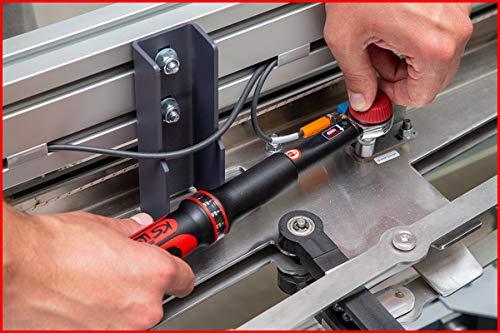 Dinamometrinis raktas su terkšle ERGOTORQUEprecision 1/4" 5-25Nm, KS Tools
