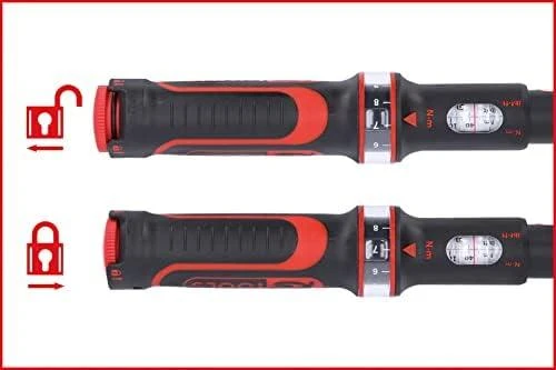 Dinamometrinis raktas su terkšle ERGOTORQUEprecision 1/2" 80-420Nm, KS Tools