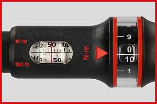 Dinamometrinis raktas, komplektas ERGOTORQUE 1/2´´ 20-200Nm, KS Tools