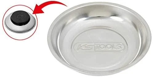 Magnetinė detalių lėkštutė, Ø 150mm, KS Tools
