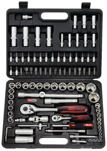 KS Tools 1/4 +1/2 kištukinis raktas - rinkinys 94 dalių 911.0694