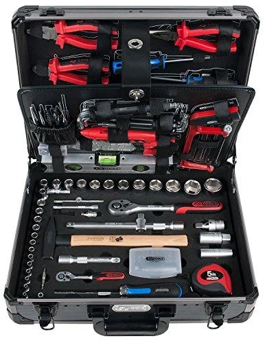Universalus įrankių komplektas 1/4"+1/2" 127 vnt, KS Tools