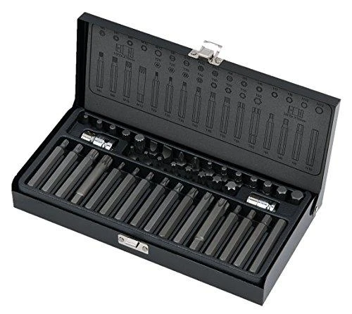Antgalių kompl. su adapt., 10mm 42 osa, KS Tools