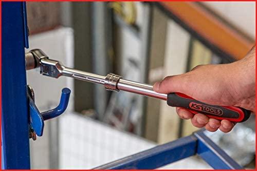 1/2" teleskopinė terkšlė KS TOOLS SlimPOWER
