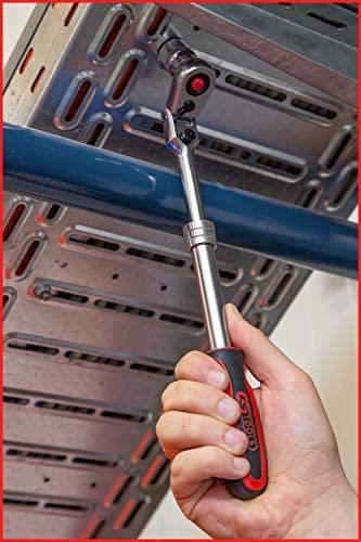 1/2" teleskopinė terkšlė KS TOOLS SlimPOWER