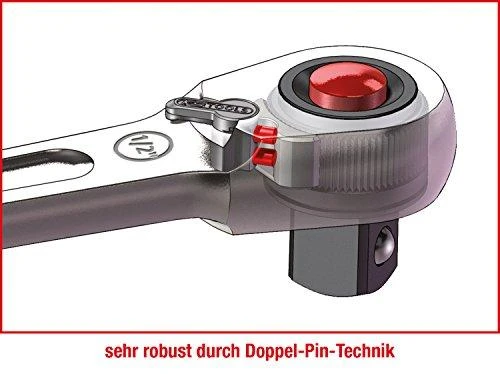 Terkšlė 1/2", 245mm Slimpower 245mm, KS Tools