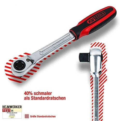 Terkšlė 1/4`` 140mm Slimpower, KS Tools