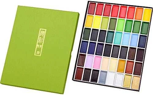 Artequipment KURETAKE Gansai Tambi 48 akwareli universalus