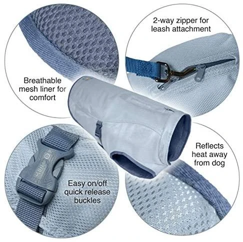 Kurgo Core Cooling Vest šaldanti liemenė šunims, Small, Mėlyna