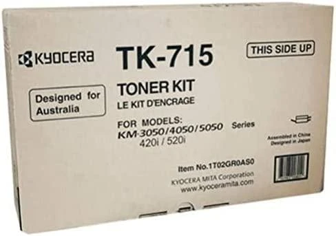 Kyocera TK-715 (1T02GR0EU0) Lazerinė kasetė, Juoda