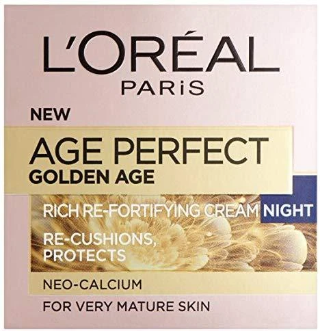 L'Oréal Paris Age Perfect Golden Age Night Skin Kreminis moterims, 50 ml