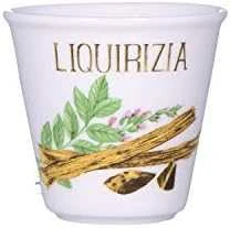 LA PORCELLANA BIANCA LIQUORELLI 6 stiklinių rinkinys likeriui liquirizia 75 ml