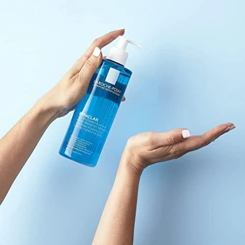 La Roche Posay Effaclar Purifying Foaming Gel Putojantis valomasis gelis riebiai ir jautriai odai, 400 ml