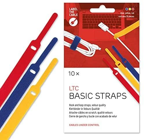 Organizer LABEL THE CABLE Sportinis žymeklis Różne kolory 10 vnt (LTC1130)