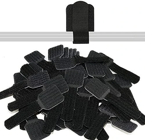 RAM Label The Cable Organizatorius ETIKETĖLĖKITE KABELĮ Velcro Juodas 50 vnt (PRO 3110)