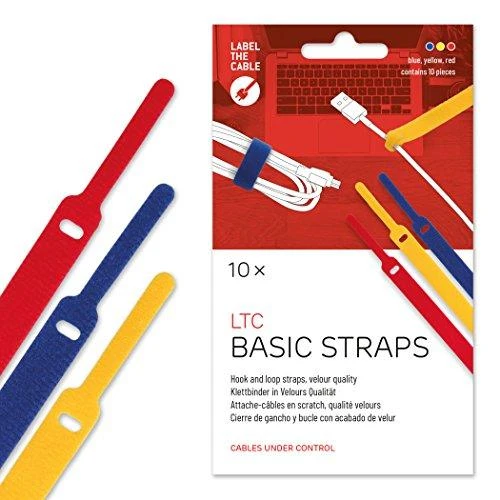 Organizer LABEL THE CABLE Sportinis žymeklis Różne kolory 10 vnt (LTC1130)