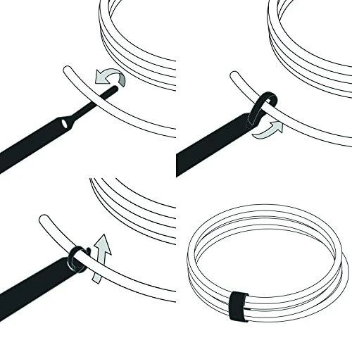 Organizer LABEL THE CABLE Sportinis žymeklis Różne kolory 10 vnt (LTC1130)