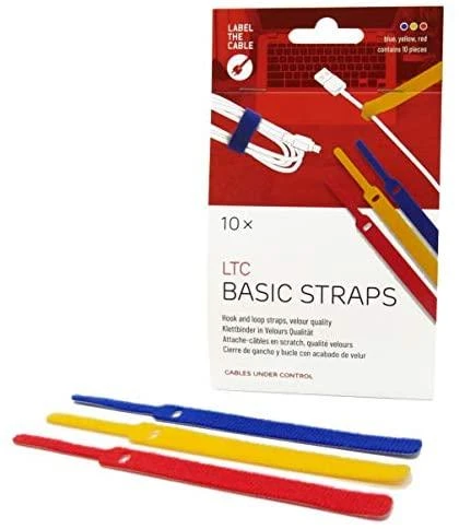 Organizer LABEL THE CABLE Sportinis žymeklis Różne kolory 10 vnt (LTC1130)
