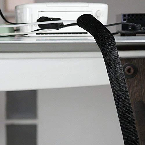 LABEL THE CABLE Cable sleeve 2m – juodos spalvos
