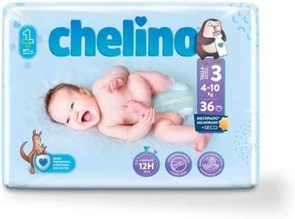 "Chelino Fashion-Love" sauskelnės T-3 36 vienetai