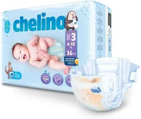 "Chelino Fashion-Love" sauskelnės T-3 36 vienetai
