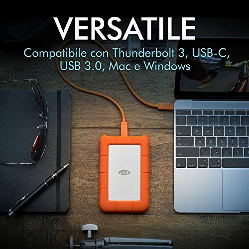 LaCie Išorinis kietasis diskas HDD Rugged USB-C (2.5'/2TB/USB 3.1 TYPE C)