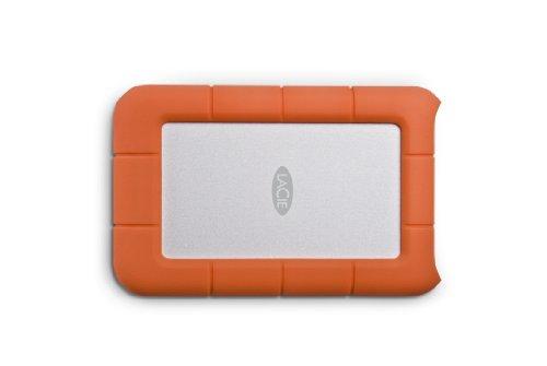 Kietasis diskas išorinis HDD LaCie Rugged mini 2TB Sidabrinis- oranžinė (9000298)