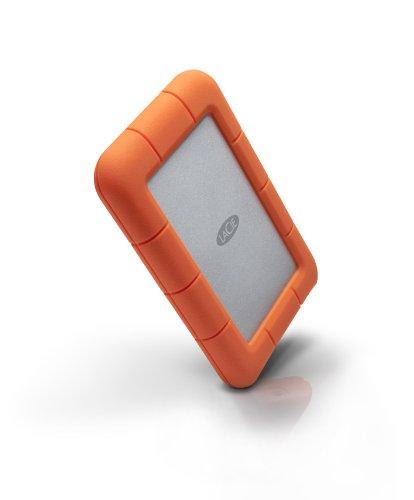 Kietasis diskas išorinis HDD LaCie Rugged mini 2TB Sidabrinis- oranžinė (9000298)