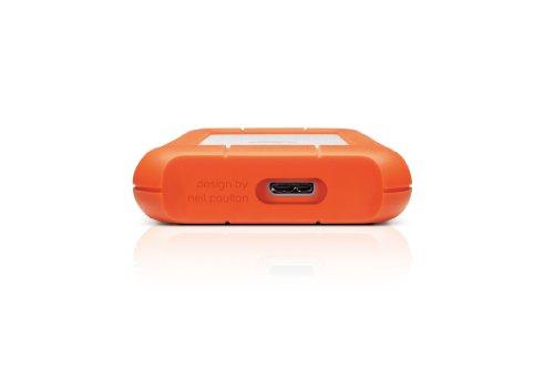 Kietasis diskas išorinis HDD LaCie Rugged mini 2TB Sidabrinis- oranžinė (9000298)
