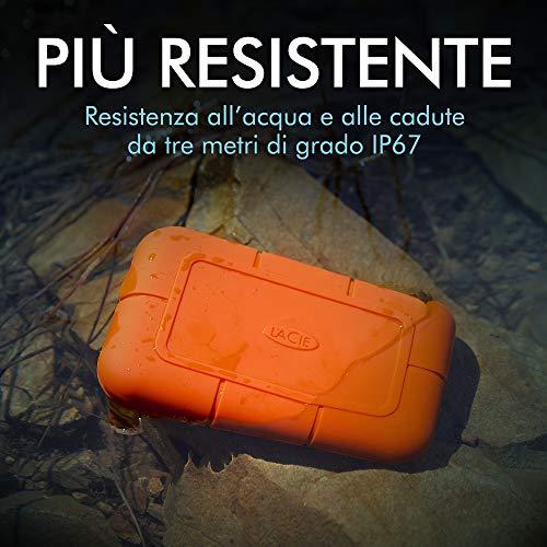 Kietasis diskas „LaCie“ tvirtas USB-C SSD 500 GB