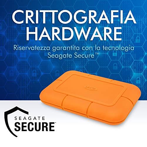Kietasis diskas „LaCie“ tvirtas USB-C SSD 500 GB