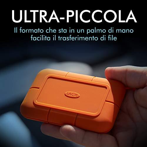 Kietasis diskas „LaCie“ tvirtas USB-C SSD 500 GB