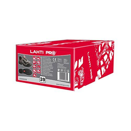 Lahti Pro Półbuty Zomšiniai/megztiniai bateliai, pilki ir juodi, s1 p fo, „46“, ce, Lahti
