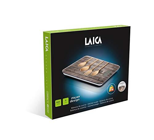Virtuvinės svarstyklės Laica virtuvės svarstyklės LAICA KS5010 Šaukštai Ruda 10 kg (18,5 x 22,7 x 1,7 cm)
