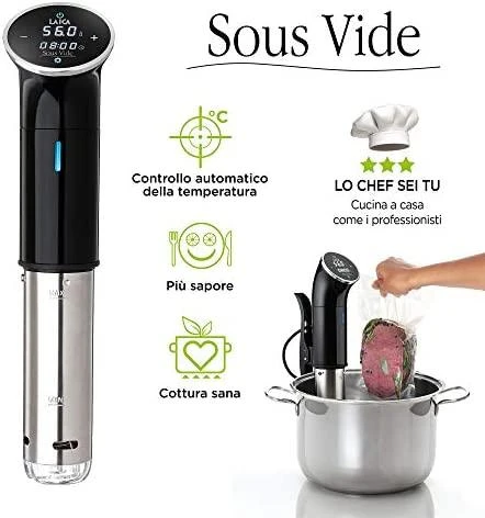 Laica sous vide SVC107L virimo prietaiso naudojimo principas